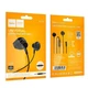 Проводные наушники HOCO M125 Smart metal universal earphones with microphone, 3.5mm, 1.2m, black - изображение 4