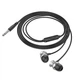 Проводные наушники HOCO M106 Fountain metal universal earphones with microphone, 3.5mm, 1.2m, grey - изображение 2