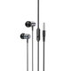 Проводные вакуумные наушники HOCO M108 Spring metal universal earphones with mic, 3.5mm, 1.2m, metal-grey - изображение 1