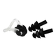 Набор комплект очки для плавания с покрытием антифог носовой пробкой берушами чехлом для переноски (479759-Prob) Черный - изображение 2