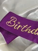 Стрічка на плече на День народження Birthday Princess Honey Fashion Accessories One Size фіолетовий (12-313) - изображение 3