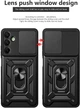 Чехол Hide Shield для Samsung Galaxy A26 5G / A266 бампер противоударный с подставкой кольцом Black - изображение 4