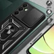 Чехол Hide Shield для Samsung Galaxy A26 5G / A266 бампер противоударный с подставкой кольцом Black - изображение 7