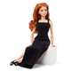 Кукла Барби Базовая Миниатюрная рыжые волосы в черном платье Barbie Signature Basics Model 04 Red Hair, Petite Body (JBH74) - изображение 3