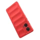 Чехол Wave Shield для Motorola Edge 50 Fusion бампер противоударный Red - изображение 3