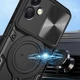 Чохол Magnetic Shield для Samsung Galaxy A07/A075 бампер протиударний з підставкою кільцем Black - зображення 2