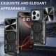 Чехол Magnetic Shield для Xiaomi Redmi Note 14 4G Global бампер противоударный с подставкой кольцом Black - изображение 3