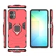 Чохол Iron Ring для Samsung Galaxy A06/A065 бампер протиударний з підставкою кільцем Red - зображення 5