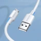 Кабель Ugreen USB-MicroUSB 1m 18W Nickel Plating White US289 - изображение 2