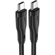 Кабель Acefast C8-03 USB 2.0 Type-C to Type-C 1.2 м 3A Black (6974316282716) - изображение 1