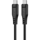 Кабель Acefast C3-03 USB 2.0 Type-C to Type-C 1.2 м 3A TPE Black (6974316280842) - зображення 1