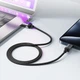 Кабель Acefast C20-03 USB 2.0 Type-C to Type-C 1.2 м 3A aluminum alloy Black (6974316283775) - изображение 5