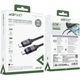 Кабель Acefast C15-03 USB 2.0 Type-C to Type-C 1.2 м 60W 3A digital display Black (6974316283720) - зображення 4