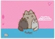 Набор альбомов для рисования YES Pusheen на скобе с перфорацией А4 100 г/м² 12 листов х 8 шт (130588) (4823092289476) - изображение 3