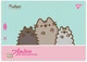 Набор альбомов для рисования YES Pusheen на скобе с перфорацией А4 100 г/м² 12 листов х 8 шт (130588) (4823092289476) - изображение 5