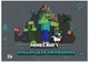Набор альбомов для рисования YES Minecraft на скобе с перфорацией А4 100 г/м² 20 листов х 4 шт (130596) (4823092289407) - изображение 2