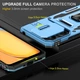 Противоударный ударопрочный чехол Camshield Army Ring для Xiaomi Redmi 13C / Poco C65 Голубой / Light Blue - изображение 4