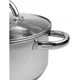 Каструля індукційна Ofenbach Casserole із нержавіючої сталі 3л зі скляною кришкою (98407) - изображение 4