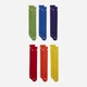Набор мужских носков высоких хлопковых Nike U Nk Ed Pls Csh Crw 132 SX6897-903 42-46 6 пар Зеленый/Синий/Фиолетовый/Желтый/Красный/Оранжевый (195244786404) - изображение 2