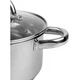 Каструля індукційна Ofenbach Casserole із нержавіючої сталі 2л зі скляною кришкою (98406) - изображение 3