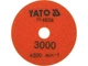 Круг шлифовальный алмазный с липучкой Ø=100 мм, G3000, 4500 об/мин, по камню YATO (YT-48206) - изображение 2
