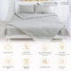 Одеяло антиаллергенное MirSon Летнее с Thinsulate №2327 Light Gray 140x205 (2200003029093) - изображение 2