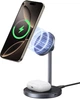Магнітна бездротова зарядна підставка 2-in-1 UGREEN W710 Qi2 25Вт MagSafe для iPhone 16 15 14 13 12 Pro Max, AirPods 3/2/Pro Black (45382) - зображення 1