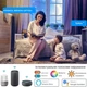 LED світильник стельовий світлодіодний RGB з Wi-Fi керуванням через додаток Білий - зображення 6