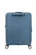 Ручна поклажа American Tourister 55 см Soundbox BLUE, 4 колеса спінер, телескопічна ручка - изображение 2