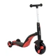 Самокат 3в1 JT 28288 (1) Best Scooter, самокат-велобег-велосипед, свет, 8 мелодий, колеса PU, переднее колесо d=20см, задние d=11см - изображение 4