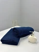 Банное махровое полотенце для сауны Osborn Textile 100х150 см синий двухнитка 450 г/м2 - изображение 1