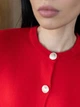 Вязаний кардиган Busy Larionoff 42-46 червоний (Busy_red) - зображення 10