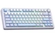 Клавиатура игровая механическая Aula Mechanical F-75 wireless White-Blue ENG/UKR Gasket Greywood V3 switch Hot-Swap 2.4G/Bluetooth - изображение 3