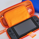 Сумка чехол для переноски приставки Nintendo Switch кейс Fungoofun для консоли и аксессуаров на 1 отделение,синяя F519_1_orange - изображение 5