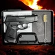 Шумовой стартовый пистолет Stalker 2914-UK Black - изображение 4