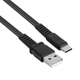 Кабель RIVACASE PS6002 BK12 USB 2.0 Type-C/USB-2.0,, 1.2 м, чорний - изображение 2