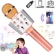 Мікрофон для караоке бездротовий bluetooth WSTER WS-1688 Розовий 5 видів голосу - зображення 1