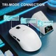 Беспроводная Игровая Мышь AJAZZ AJ159 APEX White 2.4G/Bluetooth/USB type-c с зарядной догстанцией - изображение 5