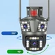 Уличная камера видеонаблюдения PTZ 3L V33 с 3 независимыми объективами со световым сигналом Черная (127-14-16974) - изображение 3