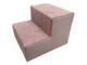 Ступеньки пандус для собачек 40*35*30 коричневые двойные - изображение 4