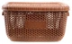 Корзина с крышкой 14х21х27 см (5 л) VIOLET HOUSE (1009 Виолетта BEIGE) - изображение 2