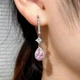 Бижутерия серьги из медицинской стали Cubic E2171 Silver 592 - изображение 6