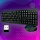 Бездротова клавіатура з мишкою USB для Windows/MAC UKC CMK-326 Wireless Bluetooth 8885 - зображення 1