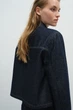 Жіноча джинсова куртка Н&М (58210) XS Темно-синя - зображення 3
