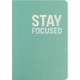Записная книжка Axent Motivation "Stay focused" А5 80 листов клеточка мятная (8700-15-A) - изображение 1