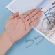 Цепочка Удлинительная с Утяжелителем и Застежкой, Нержавеющая Сталь, 68.5мм, Звено 4х2.8мм, Карабин 9мм, 2 шт - изображение 3