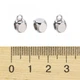 Бейл, Кубическая форма, Нержавеющая Сталь, 7.5х5х5мм, Отверсти: 1.6мм, Внутренний Диаметр 3мм, 10 шт - изображение 3