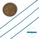 Шнур Корея Вощеный Полиэстер для плетения, Макраме и бижутерии, Темно-голубой, 0.5мм, около 150м/катушка - изображение 4