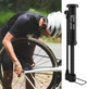 Ручной насос для велосипеда WEST BIKING N5566 велосипедный мини-насос c 3 насадками для шин / мячей, черный (102621923) - изображение 5