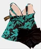Танкини с шортами Fuba 25313180 Бирюзовый 3XL (54) бедра 116-120 см полнота груди - 4D-5E-6F - изображение 6